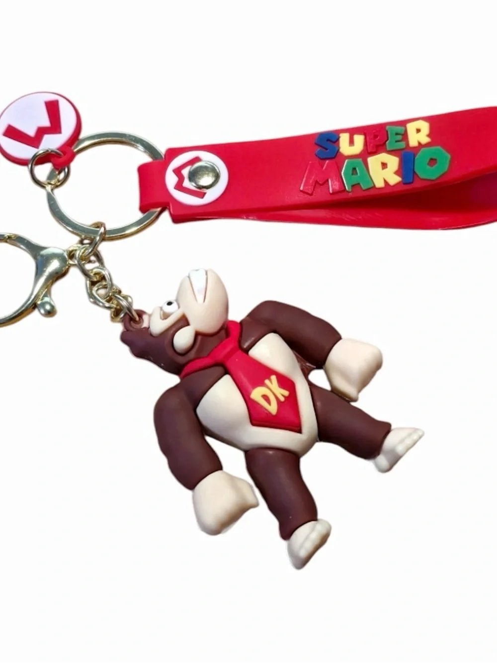 Donkey Kong Super Mario Keychain - Red Strap